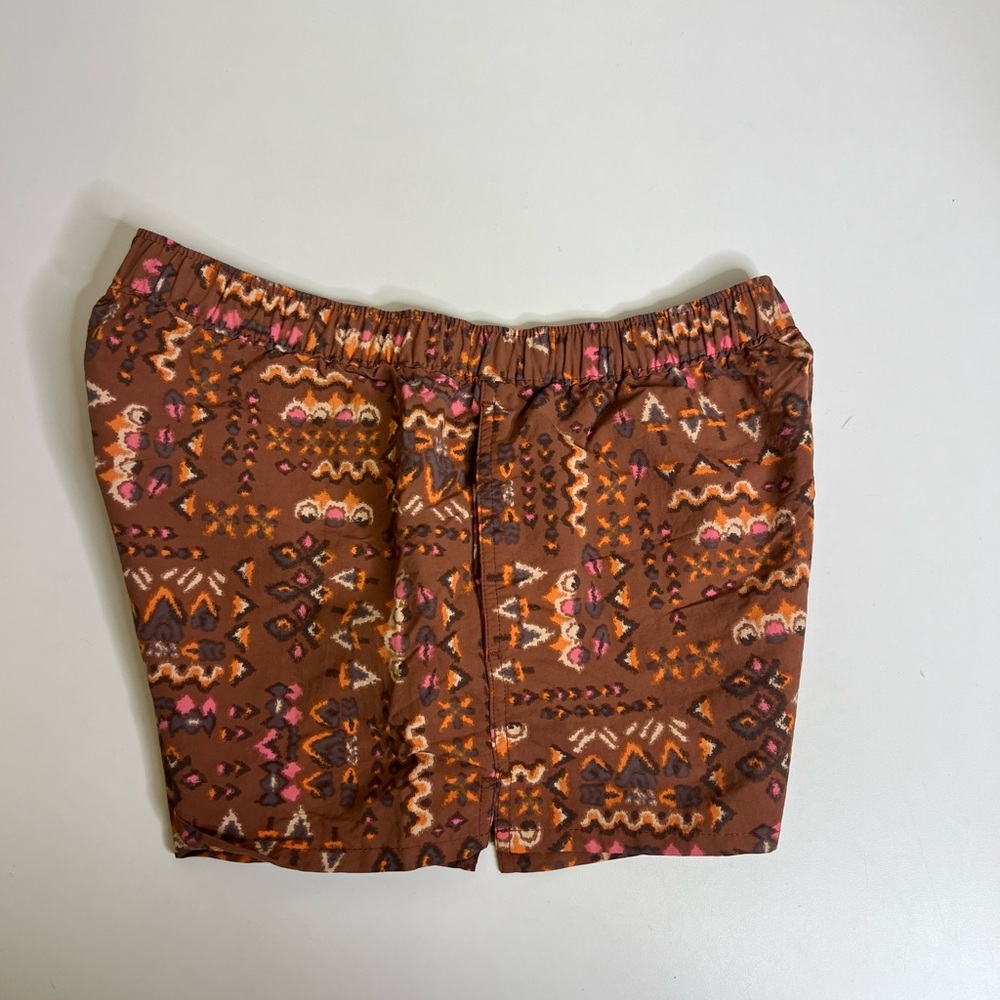 Patagonia Women’s Barely Baggies Shorts 2.5” Size M Medium Orange Red Pattern - Picture 8 of 8
